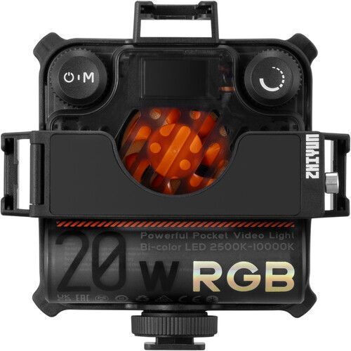 Zhiyun Fiveray M20C RGB LED Daylight 10000K 20W with Luminance Lux 276 Lux