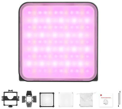 Zhiyun Fiveray Μ20C RGB LED Light Combo Дневна светлина 10,000К 20W с Яркост LUX 276 Лукс