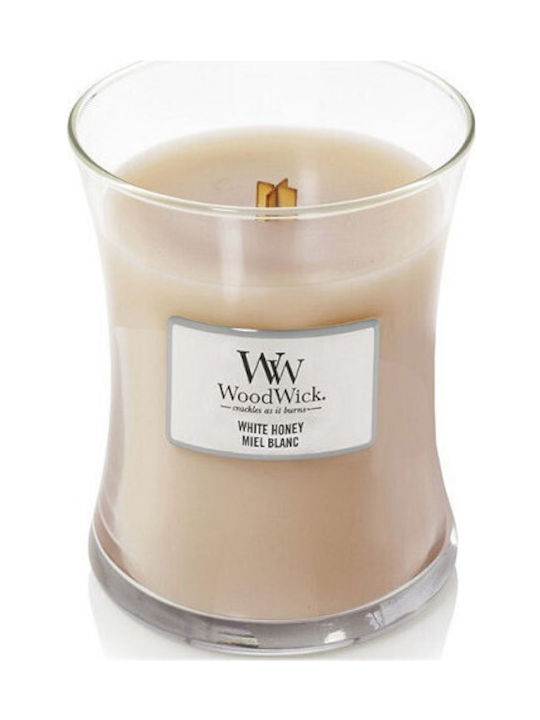 WoodWick Αρωματικό Κερί σε Βάζο με Άρωμα White Honey 275gr