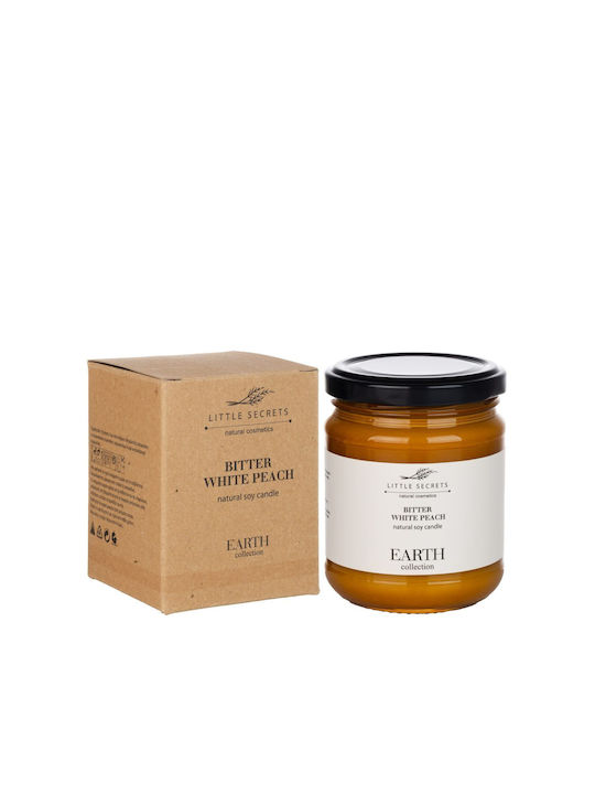 Little Secrets Αρωματικό Κερί Σόγιας σε Βάζο με Άρωμα White Peach