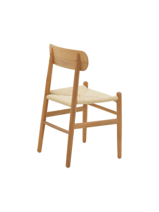 Thomas Dining Room Wooden Chair Natural 44x36x79cm