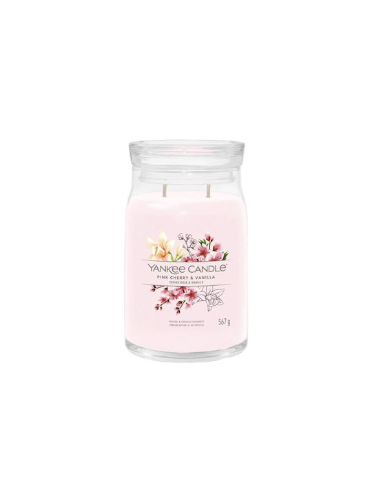 Yankee Candle Duftendes Sojakerze Gefäß Rosa 567gr 1Stück