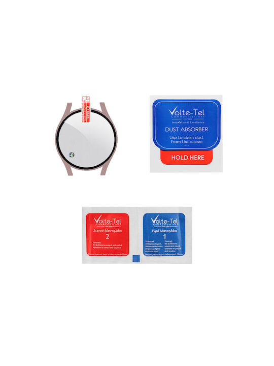 Volte-Tel Edge Cover with Key Πλαστική Θήκη σε Ροζ Χρυσό χρώμα για Galaxy Watch6 44mm