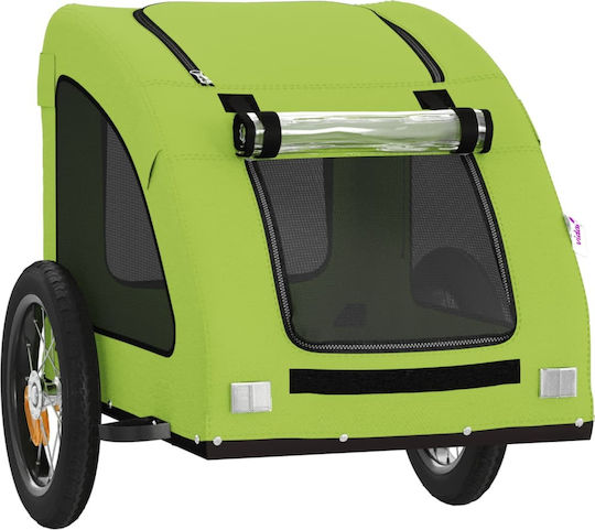 vidaXL Dog Carrying Green Stroller for 30kg Pets L124xW53xH53cm