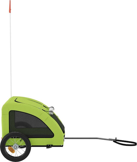 vidaXL Dog Carrying Green Stroller for 30kg Pets L124xW53xH53cm