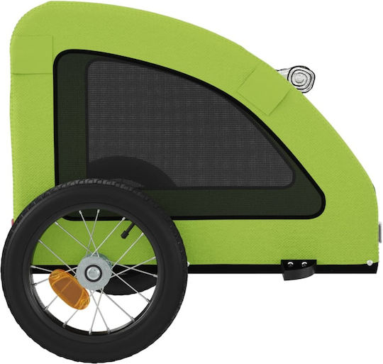 vidaXL Dog Carrying Green Stroller for 30kg Pets L124xW53xH53cm