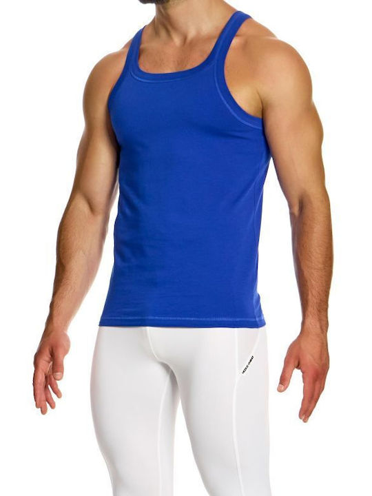 Modus Vivendi Herren Ärmelloses Shirt Blue