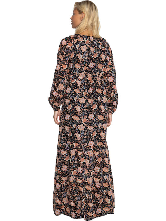 Daring Heart Maxi Dress Black (BPB/BLACK PEBBLE)