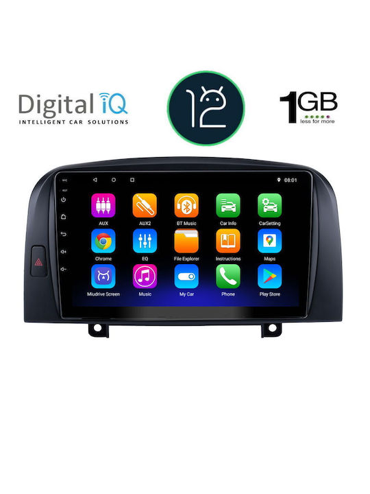 Digital IQ Car Audio System for Hyundai Sonata 2006-2009 (Bluetooth/USB/WiFi/GPS/Apple-Carplay/Android-Auto) with Touch Screen 9"