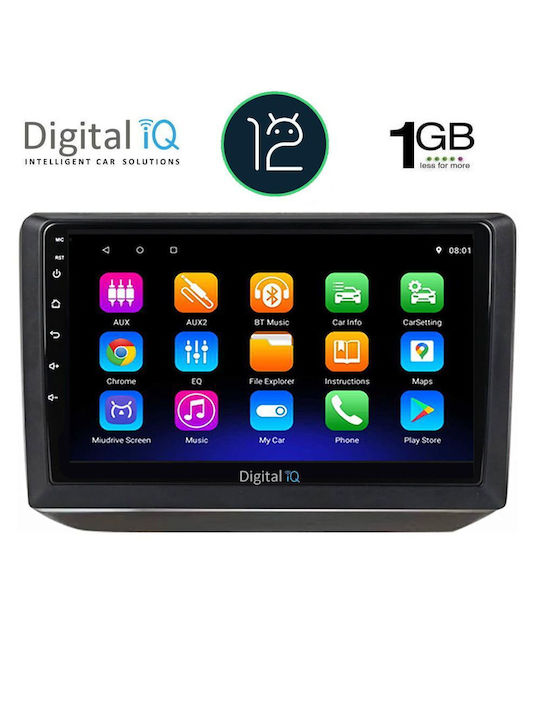 Digital IQ Ηχοσύστημα Αυτοκινήτου για Skoda Fabia Audi A7 2008-2014 (Bluetooth/USB/WiFi/GPS) με Οθόνη Αφής 10"