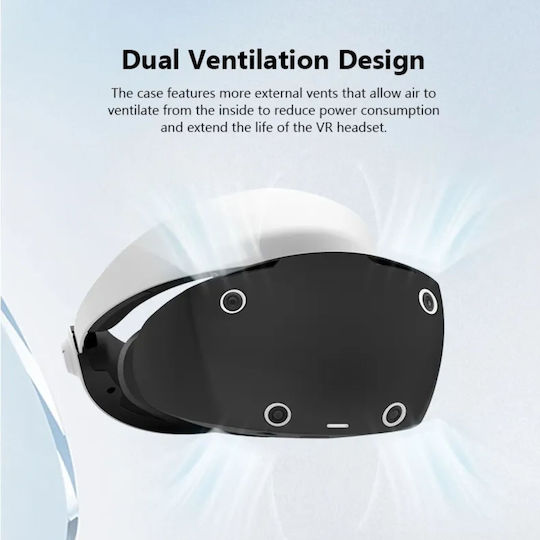 Vortex Virtual Reality VR Cover PSVR 2 Silicone Cover in Black color