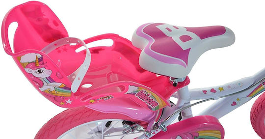 Dino Bikes Unicorn 14" Παιδικό Ποδήλατo BMX Ροζ