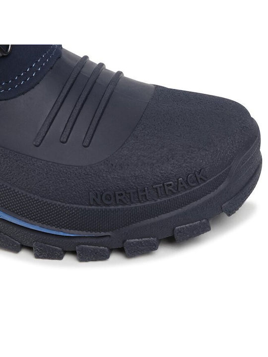 Kinder-Schneestiefel mit Schnürsenkeln Marineblau