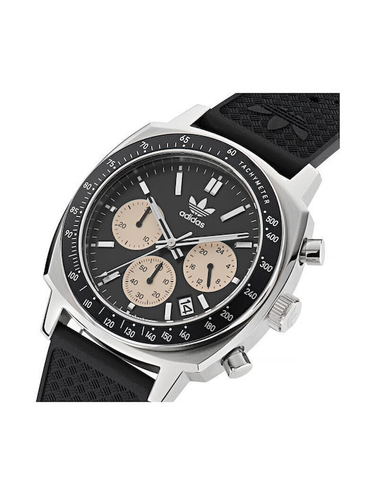 adidas One Watch Chronograph Battery in Black Color