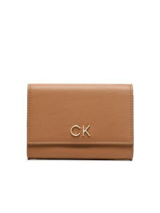 Calvin Klein Re-lock Klein Frauen Brieftasche Klassiker mit RFID Braun