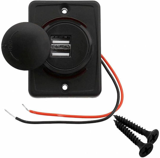 Rolinger Διπλό Βύσμα USB Αυτοκινήτου 12/24V