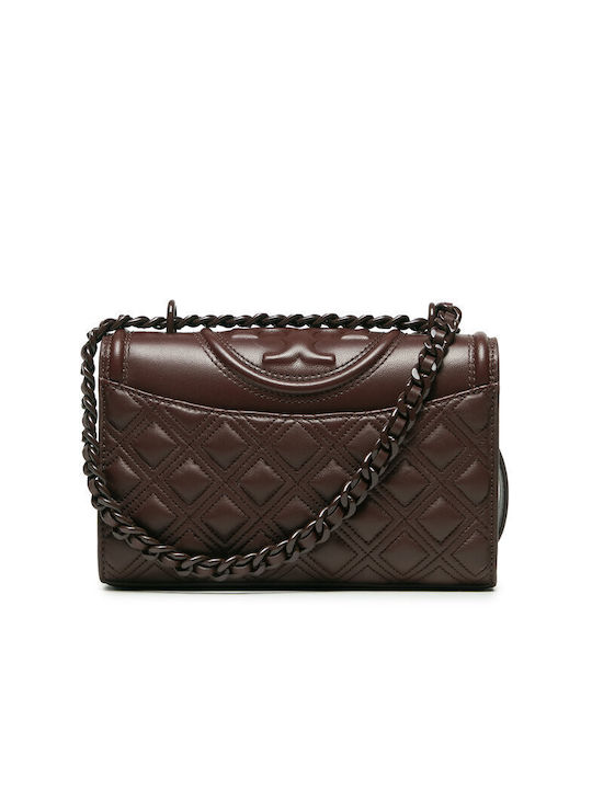 Tory burch hot sale fleming burgundy