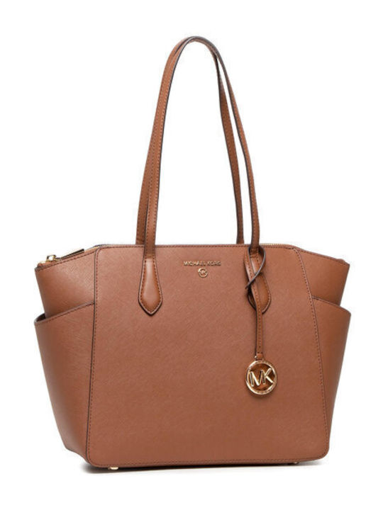 Michael Kors Marilyn Leather Women's Bag Tote Brown