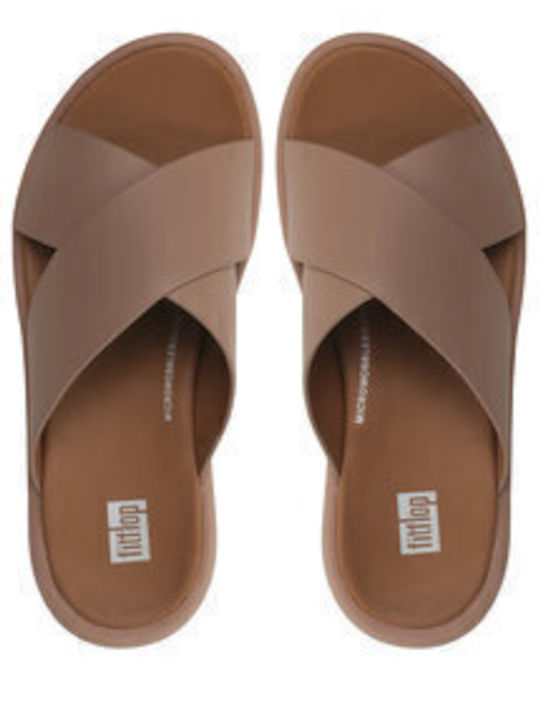 Damenplattformen Beige