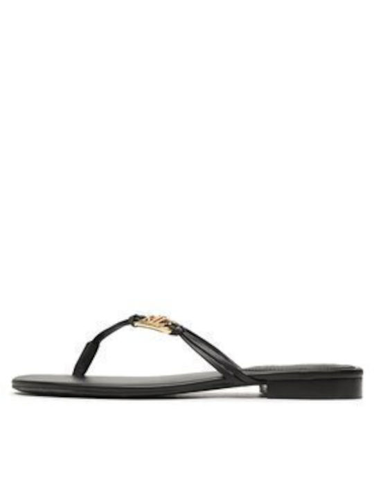 Ralph Lauren Women's Flat Sandals in Black Color