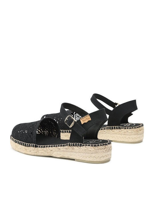 Eulalia Women's Platform Espadrilles Black