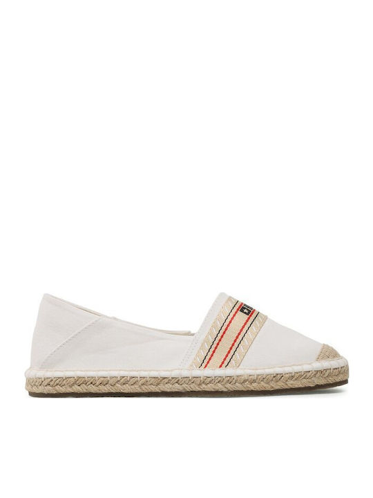 Pantofi Platforme De Feminin Pentru Vara În Stil Espadrile Alb