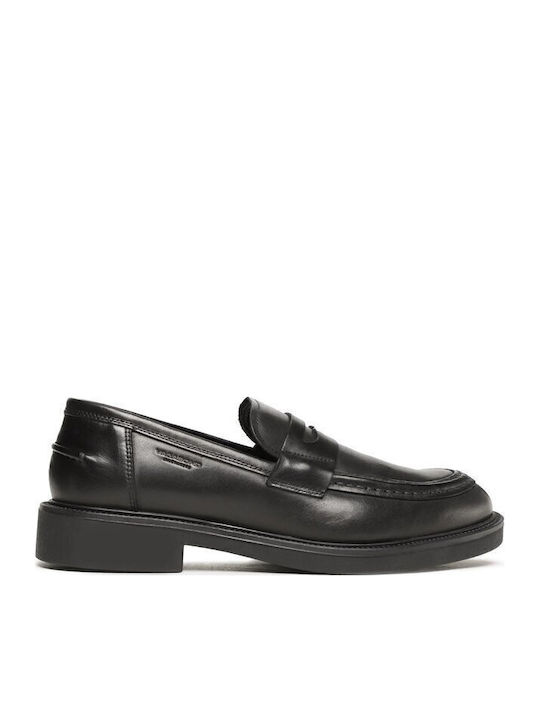 Lords Men's Moccasins In Black Color