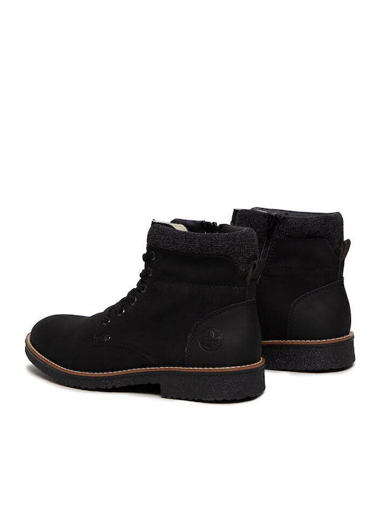 Leather Black Men's Boots
