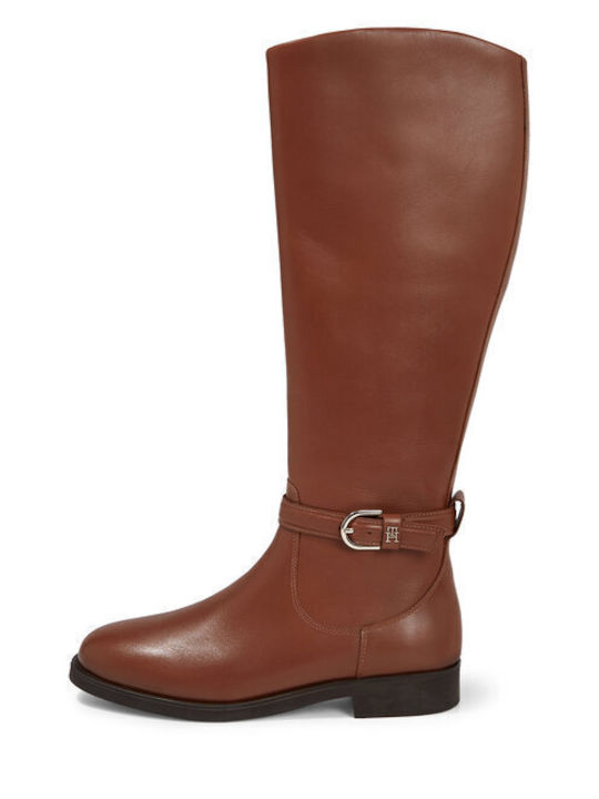 Tommy Hilfiger Essential Leather Women's Brown Boots