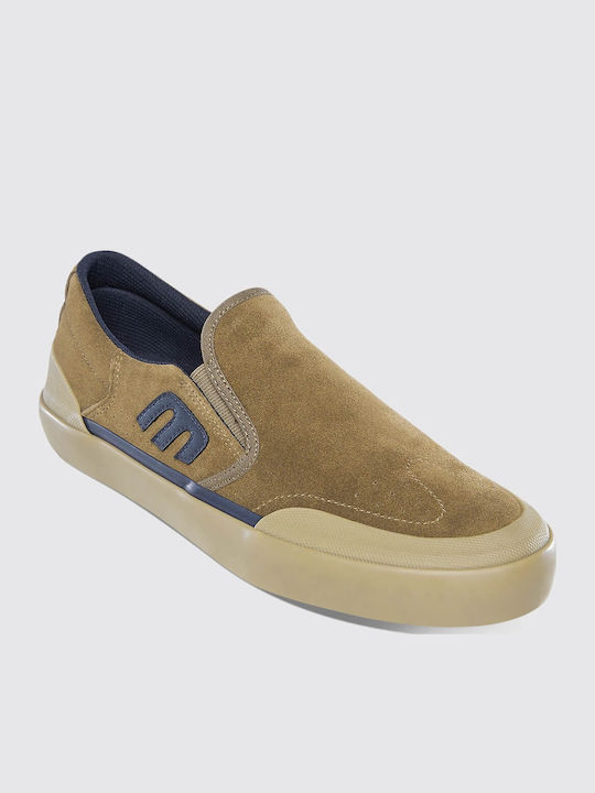 Πάνινα Ανδρικά Slip-On Καφέ