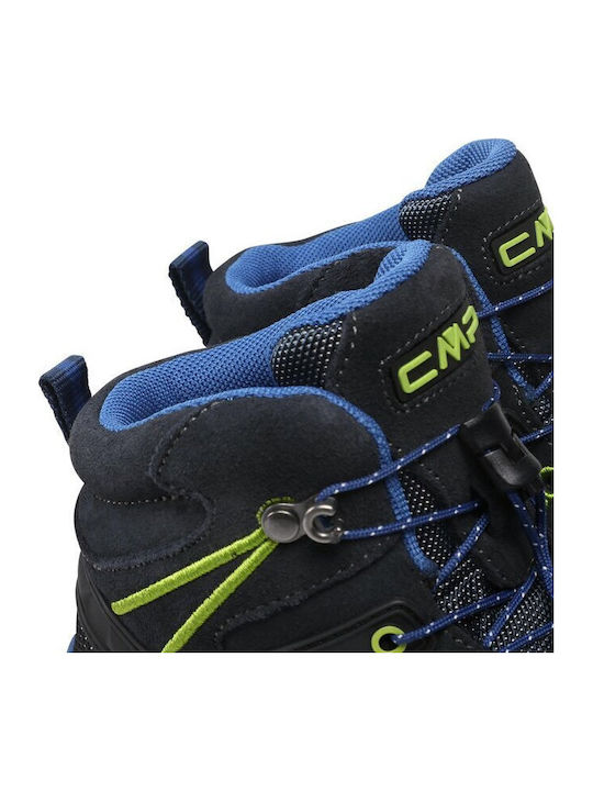 Παιδικά Μποτάκια Πεζοπορίας Rigel Mid Αδιάβροχα Navy Μπλε