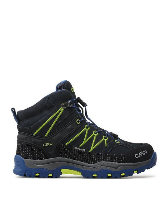 Παιδικά Μποτάκια Πεζοπορίας Rigel Mid Αδιάβροχα Navy Μπλε
