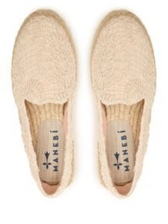 Double Sole Γυναικείες Εσπαντρίγιες σε Μπεζ Χρώμα
