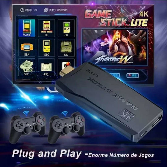 10000 Plus Retro Games and 2 Wireless Controllers Electronic Kids Handheld Console