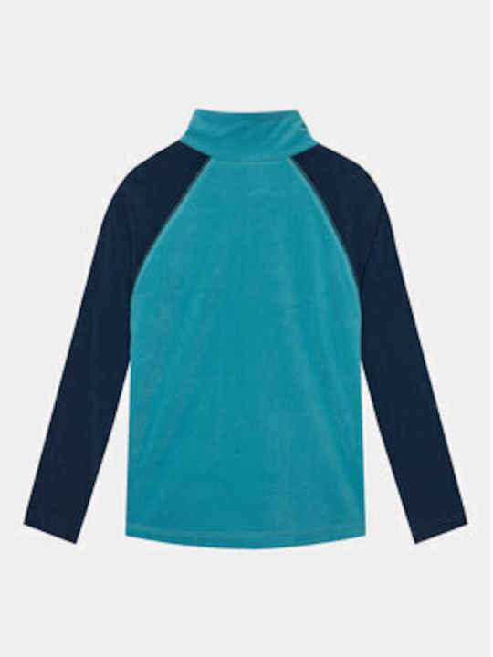 Columbia Kinderhemd Langarm Blau Fleece Glacial Half Zip