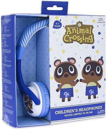 OTL Animal Crossing Wired On Ear Headphones Blue