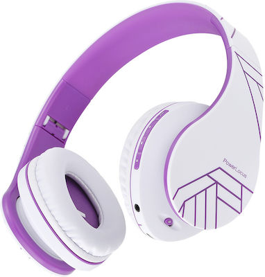 PowerLocus P2 Wireless/Wired Over Ear Headphones Whitά