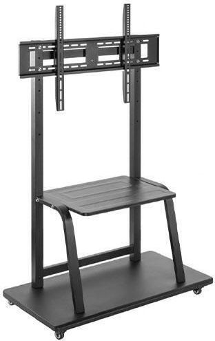Gembird TVS-100F-01 Βάση Τηλεόρασης Δαπέδου έως 100" και 150kg Μαύρο