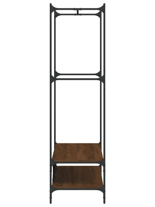vidaXL Гардеробна стойка Кафяв 100x45x162см
