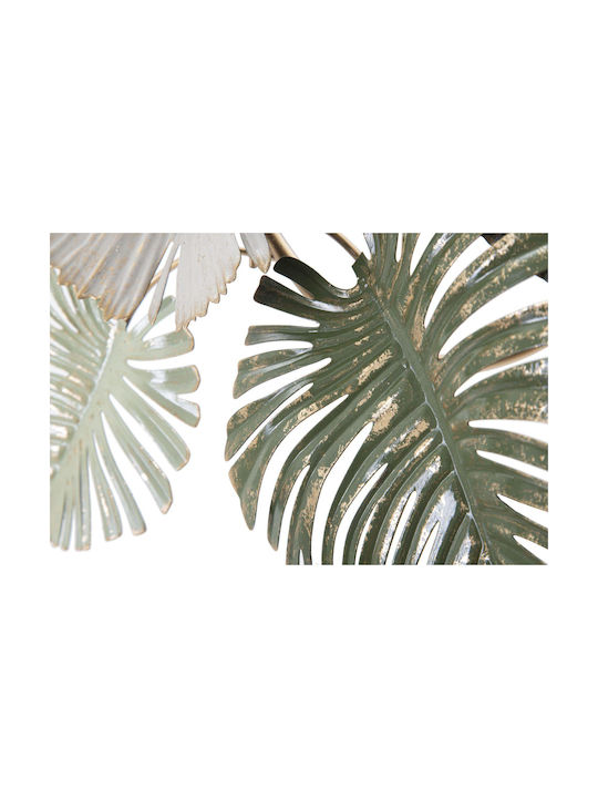 Mauro F Wall Decor Green Made of Metal 91x6x48.5cm