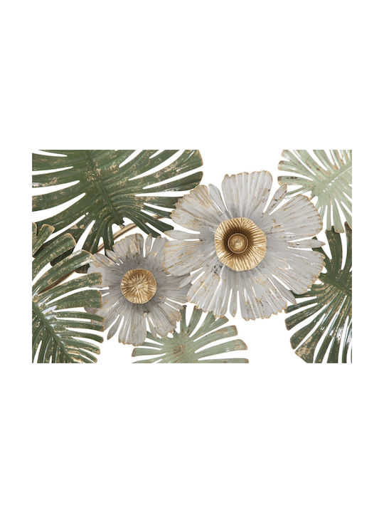 Mauro F Wall Decor Green Made of Metal 91x6x48.5cm