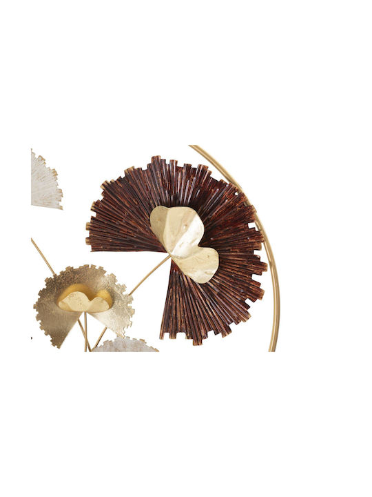 Mauro F Gold Wall Decor Made of Metal 61x5.7cm