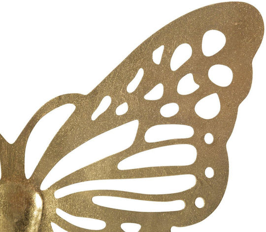 Mauro F Wanddekoration Gold 43x2x35cm