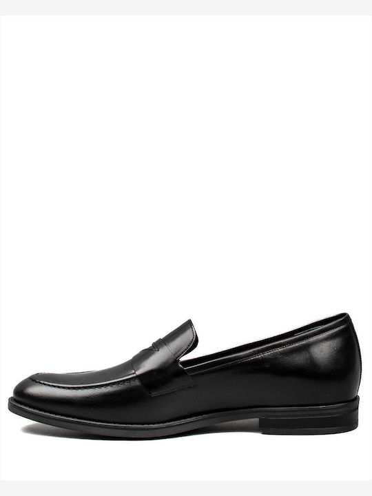 Δερμάτινα Ανδρικά Loafers σε Μαύρο Χρώμα