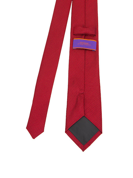 Donini Uomo Exclusive Men's Tie Synthetic Printed in Red Color