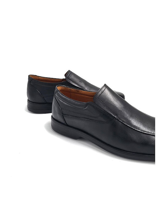 Δερμάτινα Ανδρικά Loafers σε Μαύρο Χρώμα