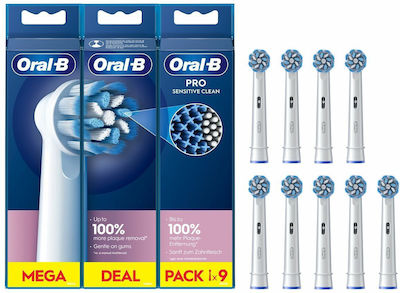 Oral-B Elektrische Zahnbürstenköpfe für elektrische Zahnbürste 169127 9Stück