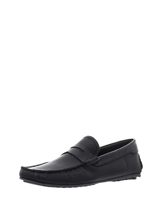 Legend Walking Δερμάτινα Ανδρικά Loafers σε Μαύρο Χρώμα