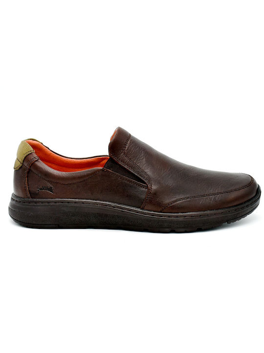 Softwalk Men's Leather Loafers Brown