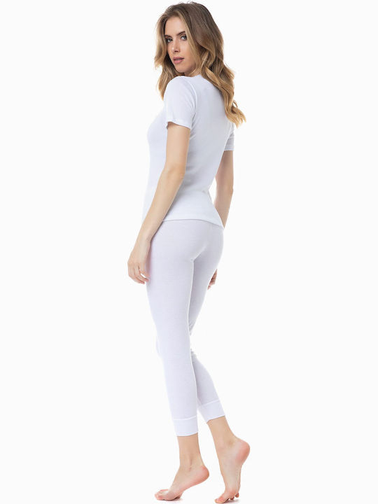 Minerva Damen Thermo Kurzarmshirt Schwarz
